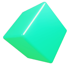 cube green 3d