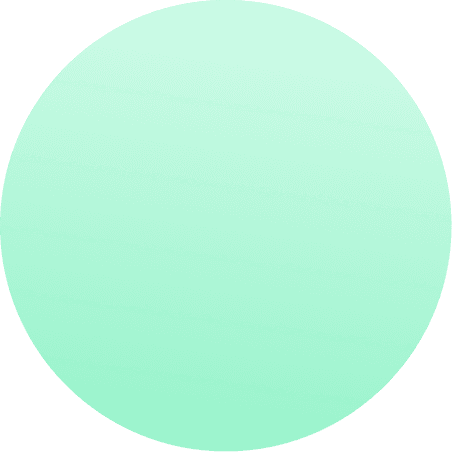 grren gradient circle